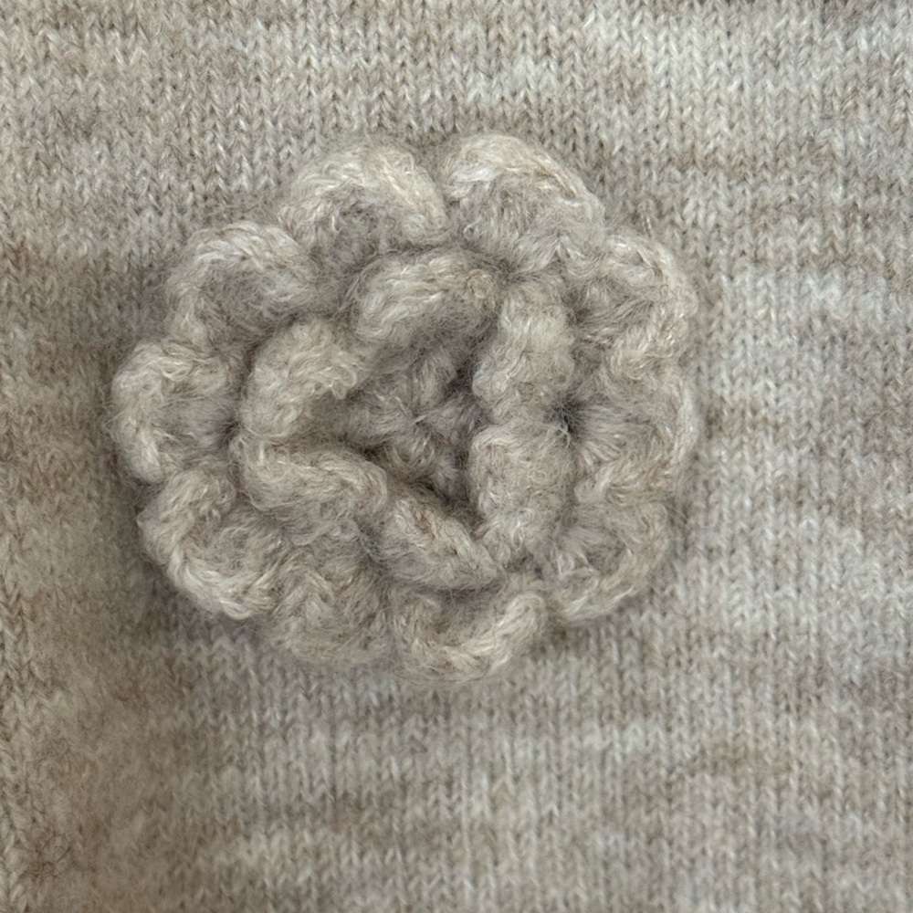 Beige Joan Knit Sweater Top - Picture 4 of 4